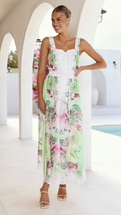Kira Maxi Skirt - Sorbet Symphony