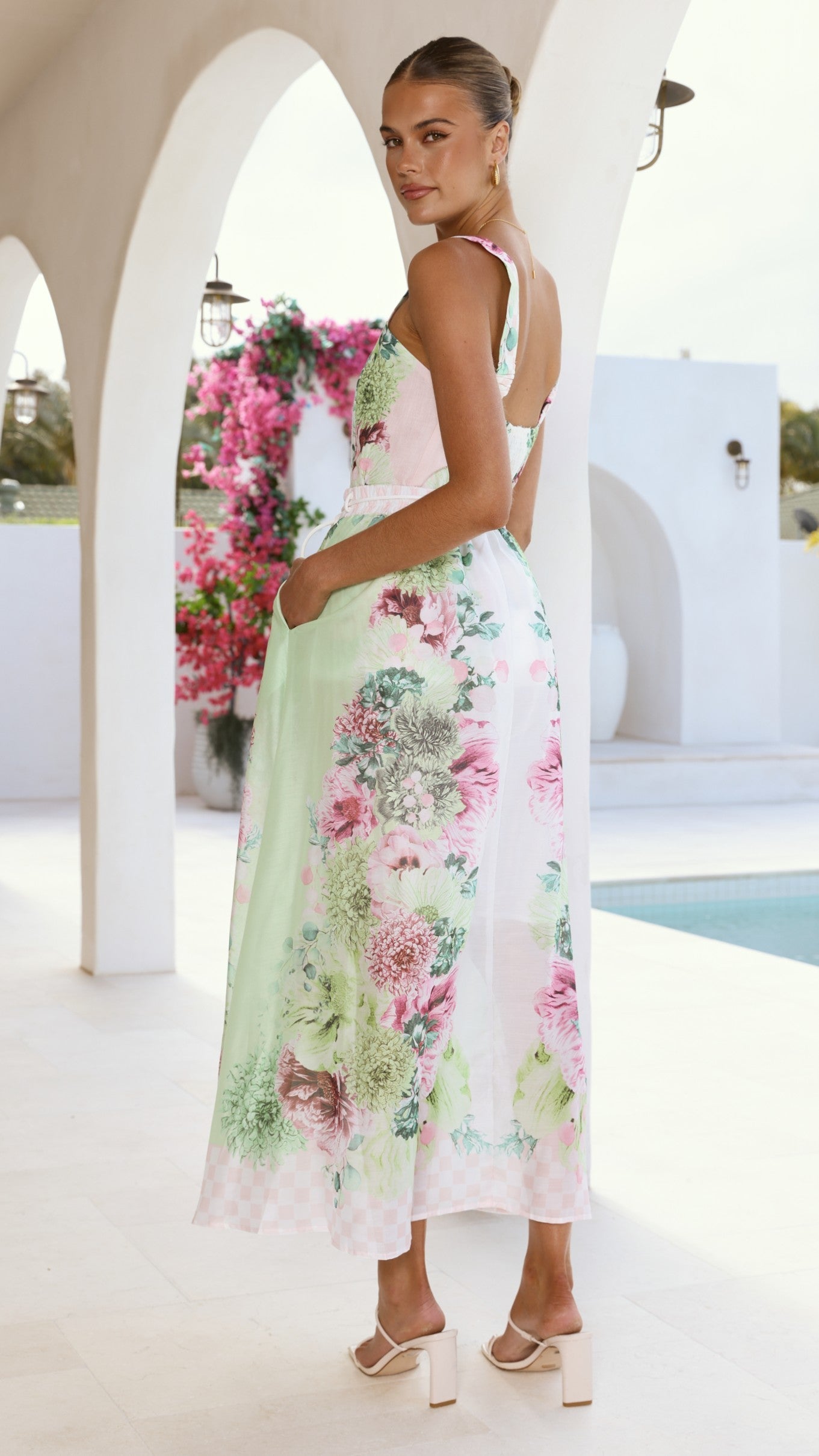 Kira Maxi Skirt - Sorbet Symphony