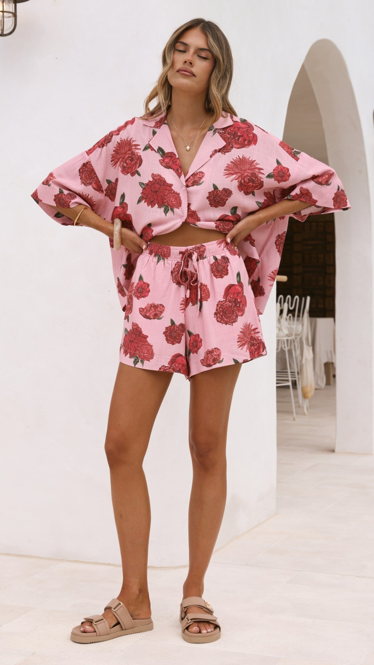 Luna Shorts - Dahlia Rouge