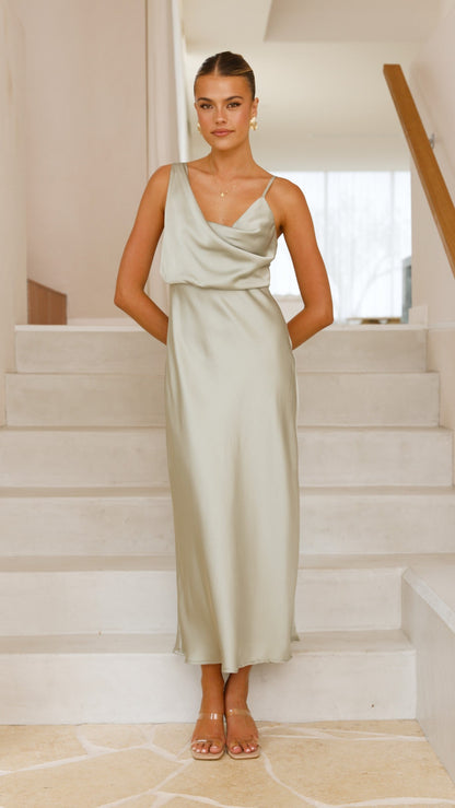 Audrey Maxi Dress - Sage
