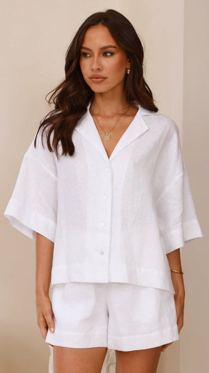 Luna Shorts - White