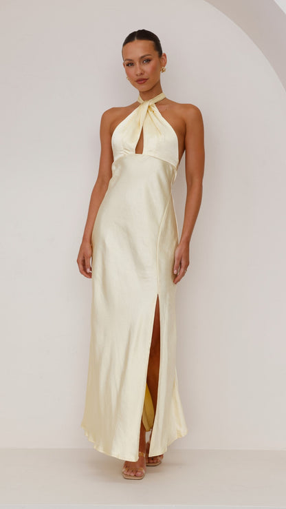 Amalia Maxi Dress - Yellow