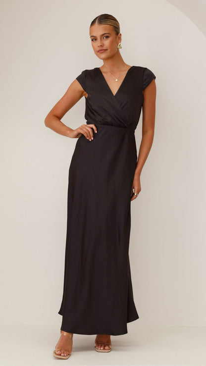Selma Maxi Dress - Black