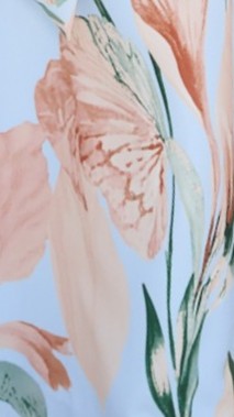 Oasis One Shoulder Jumpsuit - Blue/Peach Floral