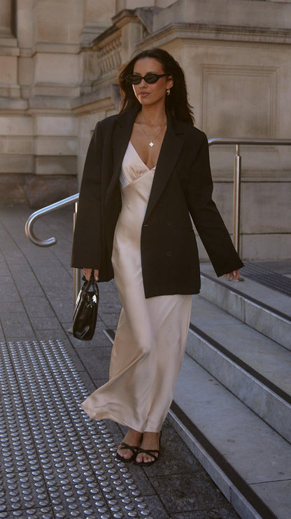 Ziah Maxi Dress - Soft Gold