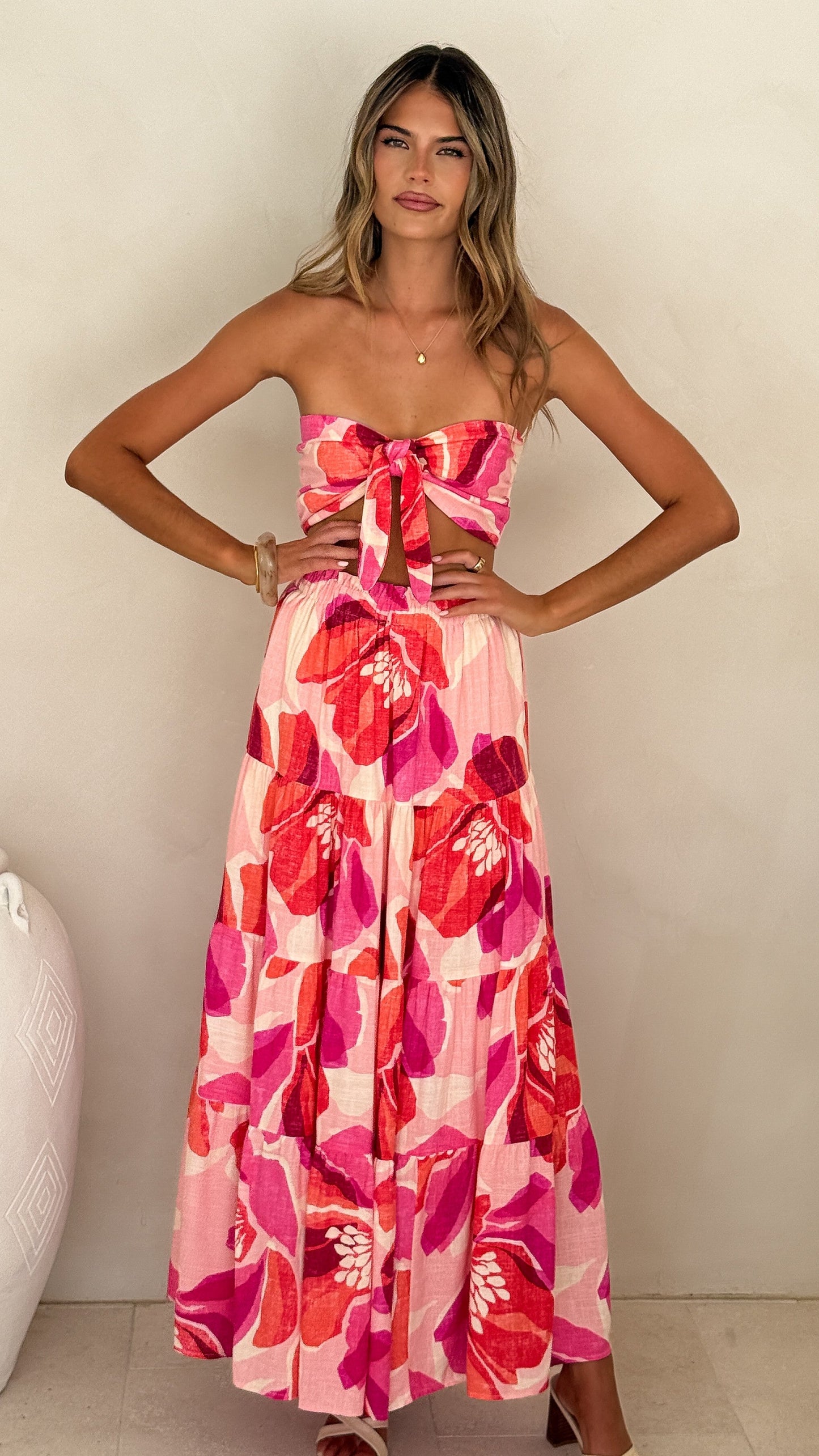Melanie Maxi Skirt - Rosalie Print