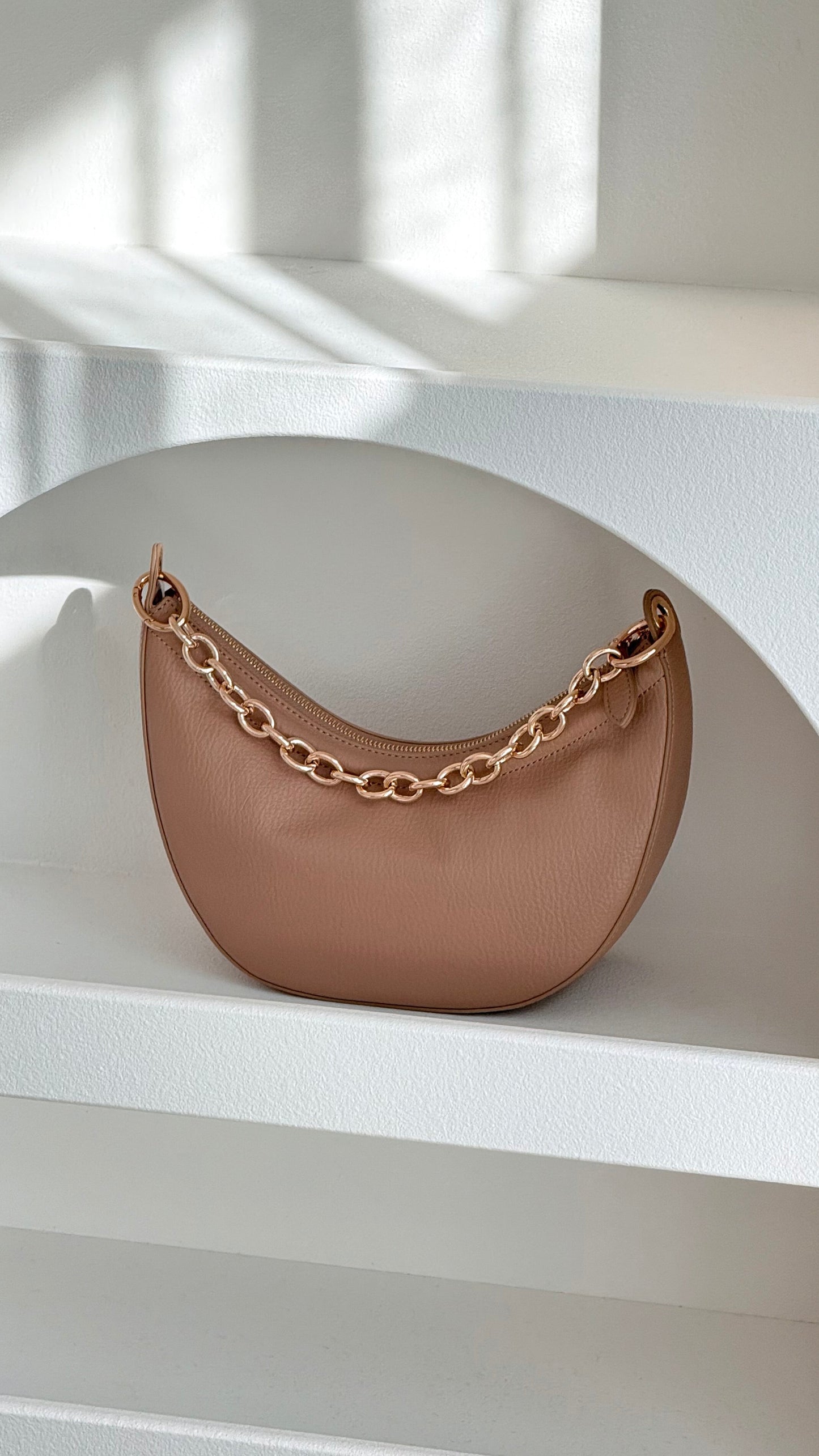 Harvie Handle Bag - Stone
