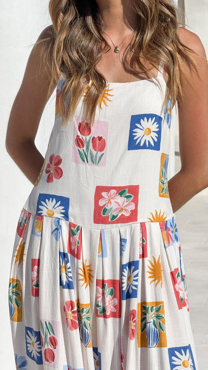 Aluna Maxi Dress - Belle Print
