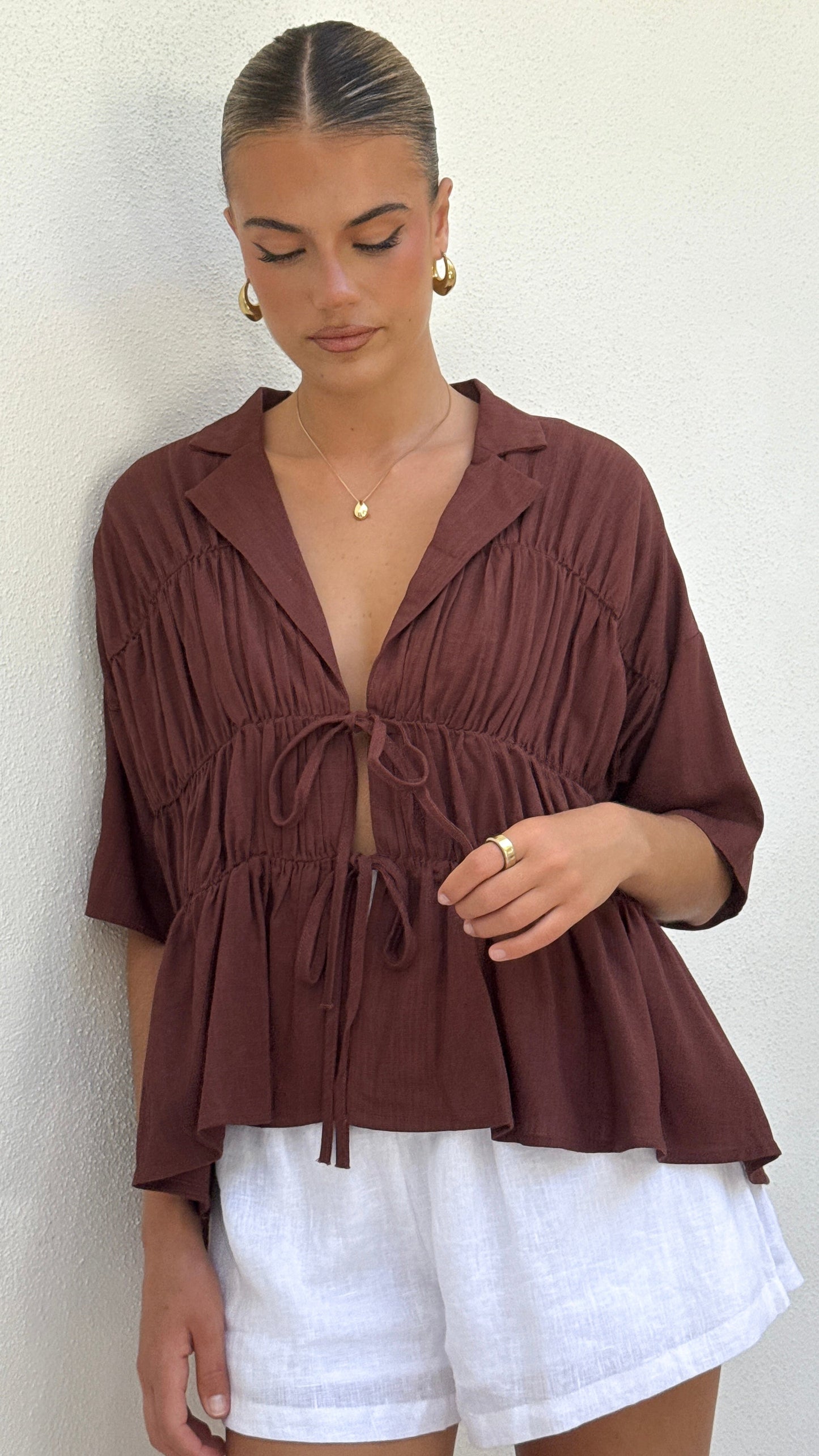 Kailey Top - Brown