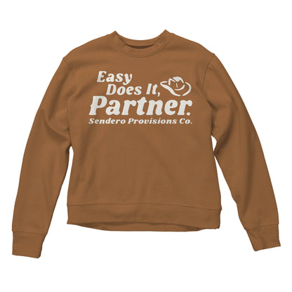 Easy Does It Women's Sweatshirt - Meerkat