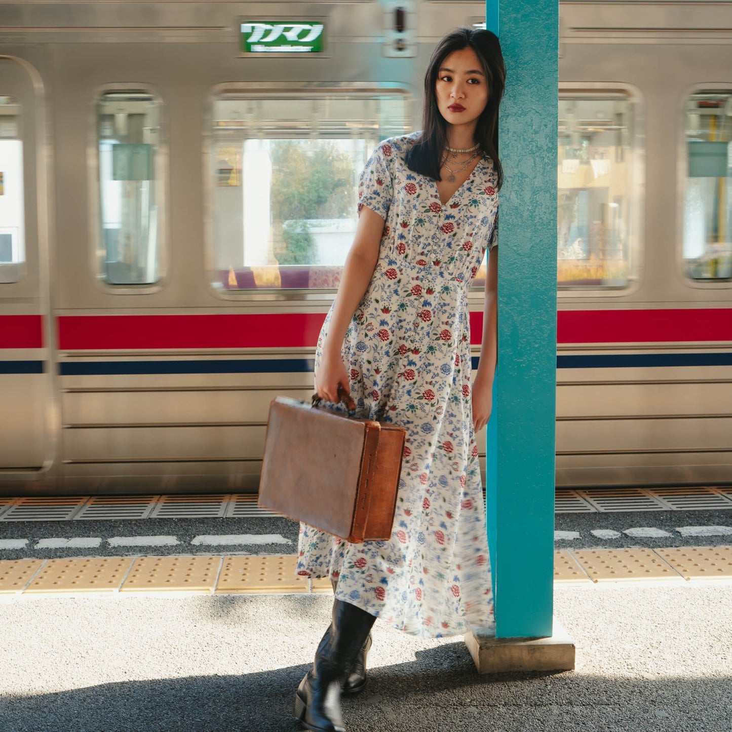 Darcy Dress - White Floral