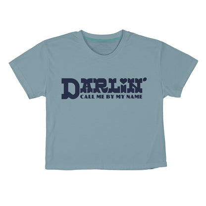 Darlin Boxy Tee - Sterling Blue